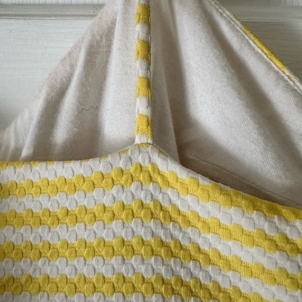 Hutch Sunny Yellow and white striped dress, size medium - Picture 6 of 7